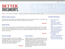 Tablet Screenshot of betterdocs.com